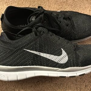 Sparkle Nike Free sneakers—like new